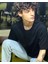 Erkek Oversize Basic T-Shirt Siyah 1