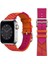 Apple Watch 2/3/4/5/6/7/8/se/nike 38MM 40MM 41MM Hasır Kordon Tasarım (Krd-51) 2