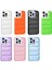 Apple Apple iPhone 13 Pro Max Kılıf Kamera Korumalı Renkli Airbagli Puf Pofuduk Yumuşak Kapak (Seksek) 3