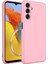 Casestreet Samsung Galaxy M14 Kılıf Mara Lansman Silikon Mat Soft Içi Süet Pembe 1