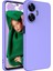 Casestreet Realme C55 Kılıf Mara Lansman Silikon Mat Soft Içi Süet Mor 1
