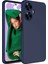 Casestreet Realme C55 Kılıf Mara Lansman Silikon Mat Soft Içi Süet Lacivert 1