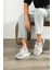 Cheyanne Kadın Sneakers Çift Bağcıklı Spor Ayakkabı Gri 2