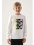 Erkek Çocuk Sweatshırt Krem 2
