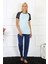 Kadın Kolu Dantelli Penye Pijama Takım 4148 1