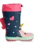 Kalpli Unicorn Kız Çocuk Lacivert Yağmur Botu 5