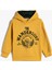Kapşonlu Sweatshirt Şardonlu İşleme Detaylı Uzun Kollu Pamuklu 1