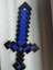 Minecraft Oyuncak Mavi Kılıç 24 cm 2