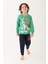 Çam Yeşili Erkek Çocuk Uzun Kol Pijama Takım 2