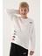 Krem Bisiklet Yaka Kappa Logo Baskılı Erkek Çocuk Sweatshirt 2