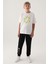 Krem Kappa Baskı Erkek Çocuk T-Shirt 5