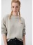 Logo Baskılı Gri Sweatshirt 1611600-70112 1