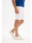 - Erkek Kot Şort Beyaz 3