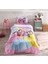 Princess Rainbow Tek Kişilik Disney Lisanslı Lastikli Fitted Çarşaf Çocuk Pike Takımı 2