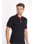 Kırmızı Puantiyeli Erkek Kısa Kol Polo Yaka Tshirt 1