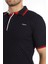 Kırmızı Puantiyeli Erkek Kısa Kol Polo Yaka Tshirt 2
