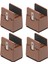 4 Pack Mobilya Yükselticileri Çapı 0.39-1.57 "5 cm Kahverengi 10-37 mm Döşeme Için 600LB Destek (Yurt Dışından) 1