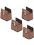 4 Pack Mobilya Yükselticileri Çapı 0.39-1.57 "5 cm Kahverengi 10-37 mm Döşeme Için 600LB Destek (Yurt Dışından) 3