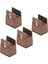 4 Pack Mobilya Yükselticileri Çapı 0.39-1.57 "5 cm Kahverengi 10-37 mm Döşeme Için 600LB Destek (Yurt Dışından) 5