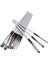12X Boya Fırçaları Naylon Saç Boya Fırçası Çizim Malzemeleri Argent 20CM-23CM (Yurt Dışından) 1