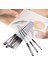 12X Boya Fırçaları Naylon Saç Boya Fırçası Çizim Malzemeleri Argent 20CM-23CM (Yurt Dışından) 3