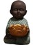 Meditasyon Dekasyon Dekorasyon Mavisi Için Küçük Monk Buda Heykeli Meditasyon Meditasyonu (Yurt Dışından) 1
