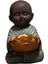 Meditasyon Dekasyon Dekorasyon Mavisi Için Küçük Monk Buda Heykeli Meditasyon Meditasyonu (Yurt Dışından) 2