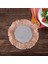 Cam Yuvarlak Yuvarlak Tepsi Süslemeleri Servis Plakası Pastalar Için Pasta Kek Gül Altın 27CM (Yurt Dışından) 2