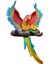 Parrot Heykel Kuş Heykeli Palrot Duvar Dekoru Için Veranda Balkon Dekorasyonu Kırmızı (Yurt Dışından) 1