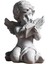 Reçine Heykel Cherub Figürinler Yatak Odası Kapalı Kitaplık Bebek Angel Heykeli Beyaz (Yurt Dışından) 2