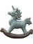 Salon Odası Için Horse Figurine Mini Heykeli Yaratıcı Cafe Şömine Gri (Yurt Dışından) 1