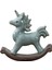 Salon Odası Için Horse Figurine Mini Heykeli Yaratıcı Cafe Şömine Gri (Yurt Dışından) 5