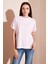 Oversize % 100 Pamuk Bisiklet Yaka Basic Bayan T Shirt 5864489 1