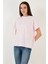 Oversize % 100 Pamuk Bisiklet Yaka Basic Bayan T Shirt 5864489 3