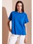 Oversize % 100 Pamuk Bisiklet Yaka Basic Bayan T Shirt 5864489 1