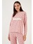 Regular Fit Bisiklet Yaka Polar Pijama Takımı Bayan Pijama Takımı 6571007 3