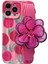 Apple iPhone 14 Pro Max Tpu Kasası Desen Deseni Telefon Kapaklı Çiçek Çiçek Deri Bilekliği ve Omuz Kayışı (Yurt Dışından) 2