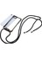 Apple iPhone 7/8 / Se (2020) / Se (2022) Damla Geçirmez Telefon Kılıfı Şeffaf Akrilik Geri + Tpu Telefon Kapağı Lanyard ile (Yurt Dışından) 4