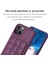 Apple iPhone 13 /14 Pu Deri Kaplamalı Tpu Kapak Kart Yuvaları Kickstand Telefon Kılıfı (Yurt Dışından) 3