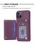 Apple iPhone 13 /14 Pu Deri Kaplamalı Tpu Kapak Kart Yuvaları Kickstand Telefon Kılıfı (Yurt Dışından) 4