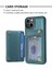 Apple iPhone 13 /14 Pu Deri Kaplamalı Tpu Kapak Kart Yuvaları Kickstand Telefon Kılıfı (Yurt Dışından) 4