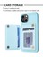 Apple iPhone 13 /14 Pu Deri Kaplamalı Tpu Kapak Kart Yuvaları Kickstand Telefon Kılıfı (Yurt Dışından) 4