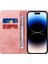 Apple iPhone 14 Pro Max Magnety Telefon Kılıfı Pu Deri Stand Kapağı Rfıd Engelleme Cüzdan Telefon Kabuğu (Yurt Dışından) 3