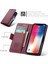 Apple iPhone xs Rfıd Engelleme Deri Kılıf, Litchi Doku Stand Cüzdan Telefon Kapağı (Yurt Dışından) 5