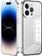 Apple iPhone 14 Pro Güvenlik Kilidi Telefon Kılıfı Alüminyum Alaşım+Temperli Cam Çift Taraflı Koruma Kapağı (Yurt Dışından) 1