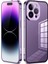 Apple iPhone 14 Pro Güvenlik Kilidi Telefon Kılıfı Alüminyum Alaşım+Temperli Cam Çift Taraflı Koruma Kapağı (Yurt Dışından) 1