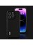 Apple iPhone 14 Pro Max Slim Fit Telefon Kılıfı Pu Deri Kaplamalı Pc+Tpu Karbon Fiber Doku Kapağı (Yurt Dışından) 4