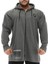 Oversize Salaş Kapşonlu Fermuarlı Üst Spor Ceket Bgsm 3640 2