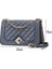 Kapitone Zincir Askılı Kadın Crossbody Çanta (Yurt Dışından) 2