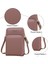 Küçük Deri Fermuarlı Crossbody Cep Telefonu Cüzdanı (Yurt Dışından) 3